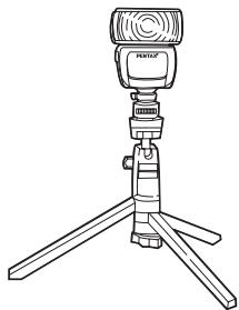PENTAX AF 360 FGZ - Installation de l'AF360FGZ sur l'appareil pour le flash de contrôle - 2