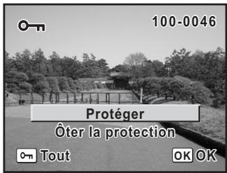 PENTAX K100D SUPER - Protection des images contre l'effacement (Protéger) - 4