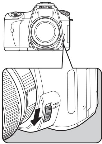 PENTAX K100D SUPER - Utilisation de l'autofocus - 1