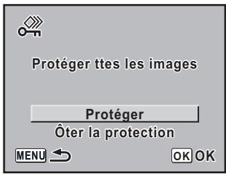 PENTAX K100D SUPER - Protéger ttes les images - 2
