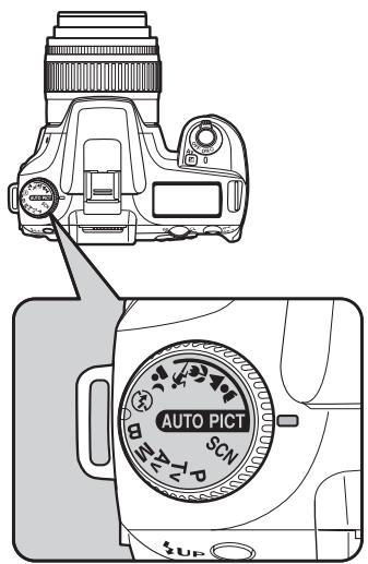 PENTAX K100D SUPER - Réglez le sélecteur de mode sur AUTO PICT. - 1