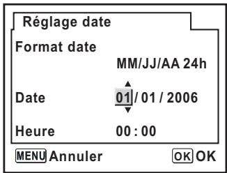 PENTAX K100D SUPER - Appuyez sur le bouton de navigation (▶). - 1