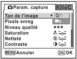 PENTAX K100D SUPER - Réglage du ton de l'image - 1