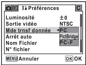 PENTAX K100D SUPER - Appuyez sur le bouton de navigation (▶). - 1