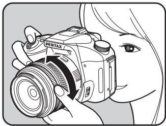 PENTAX K100D SUPER - Utilisation du cadre de visée - 2