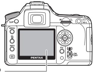 PENTAX K100D SUPER - Indications de l'écran LCD - 1