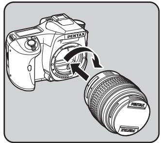 PENTAX K100D SUPER - Fixation de l'objectif - 3