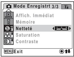 PENTAX OPTIO W30 - Réglage de la netteté (Netteté) - 2