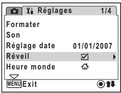 PENTAX OPTIO W30 - Appuyez sur le bouton OK. - 1