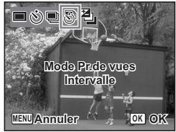 PENTAX OPTIO W60 - Enregistrement d'une séquence vidéo à partir d'images prises à un intervalle défini (séquence vidéo par intervalles) - 2