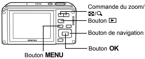 PENTAX OPTIO W60 - Lecture des images fixes - 1