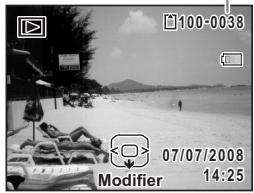 PENTAX OPTIO W60 - Lecture des images - 1