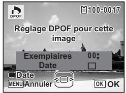 PENTAX OPTIO W60 - Appuyez sur le bouton OK. - 1