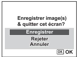 PENTAX OPTIO W60 - Appuyez sur le bouton OK. - 1