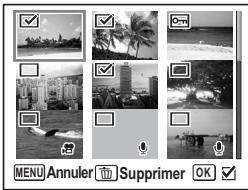 MENU Annuler Supprimer OK