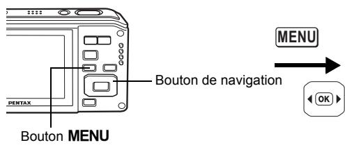 PENTAX OPTIO W60 - Changement du système de sortie vidéo - 3