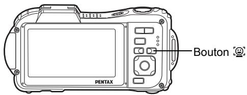 PENTAX OPTIO WG-1,  OPTIO WG3,  WG-10,  WG-3 - Sélection de la fonction de détention du visage - 1