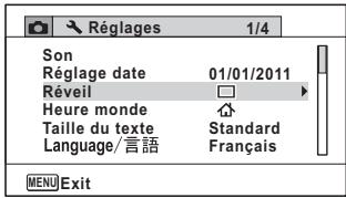 PENTAX OPTIO WG-1,  OPTIO WG3,  WG-10,  WG-3 - Appuyez sur le bouton de navigation () - 1