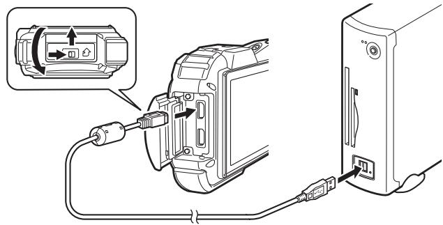 PENTAX OPTIO WG-1,  OPTIO WG3,  WG-10,  WG-3 - Connexion de la liaison appareil/ordinateur Windows PC - 1