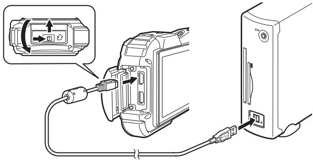 PENTAX OPTIO WG-3 - Connexion de la liaison appareil/ordinateur Windows PC - 1