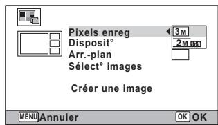 PENTAX OPTIO WG-3 - Utilisez le bouton de navigation ( ) pourCHOISIR les pixels enregistrres. - 1
