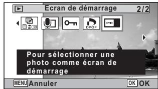 PENTAX OPTIO WG-3 - Changement de I'écran de démarrage - 1