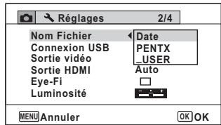 PENTAX OPTIO WG-3 - Appuyez sur le bouton de navigation (▶). - 1