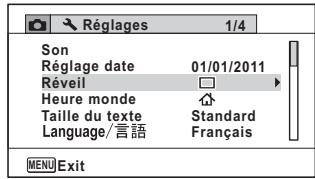 PENTAX OPTIO WG3,  OPTIO WG3-GPS - Appuyez sur le bouton de navigation () - 1