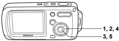 PENTAX OPTIO WP - Suppression de toutes les images - 3