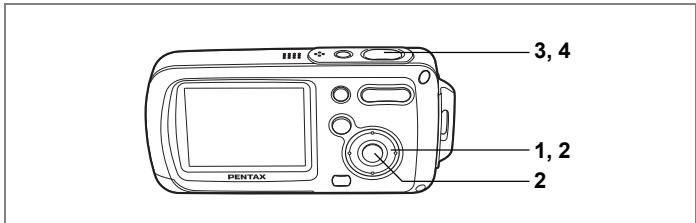 PENTAX OPTIO WP - Utilisation du retardateur - 4