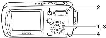 PENTAX OPTIO WP - Raccordement de l'appareil à l'équipement audiovisuel - 3
