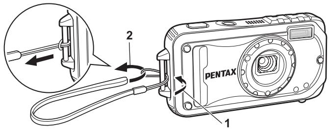PENTAX W90 - Mise en place de la courroie - 1