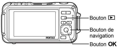 PENTAX W90 - Rotation de l'image - 1