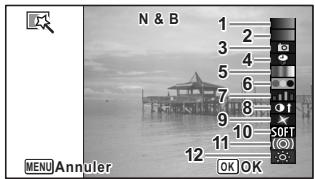 PENTAX W90 - Utilisation des filtres numériques - 3