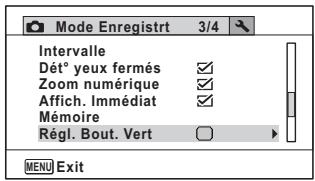 PENTAX W90 - Attribution d'une fonction - 1