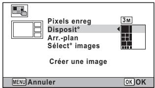PENTAX W90 - Sélection du modèle de mise en page - 1