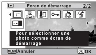 PENTAX W90 - Changement de l'écran de démarrage - 1