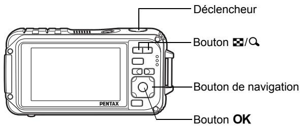 PENTAX W90 - Encadrement de vos photos (mode compos. cadre créé.) - 1