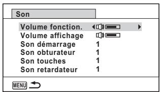 PENTAX W90 - Appuyez sur le bouton de navigation () - 1