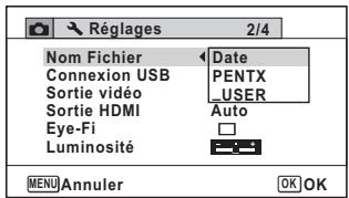 PENTAX W90 - Appuyez sur le bouton de navigation () - 1