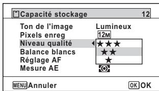 PENTAX W90 - Appuyez sur le bouton de navigation () - 1
