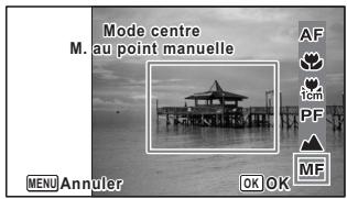 PENTAX W90 - Réglage de la mise au point manuelle - 1