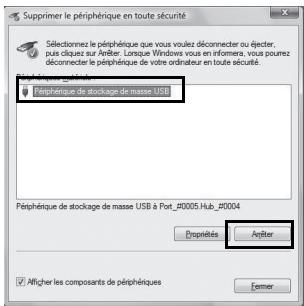 PENTAX W90 - Déconnexion de la liaison appareil/ordinateur windows PC - 3