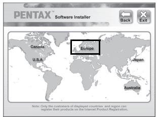 PENTAX W90 - Enregistrement du produit sur internet - 1