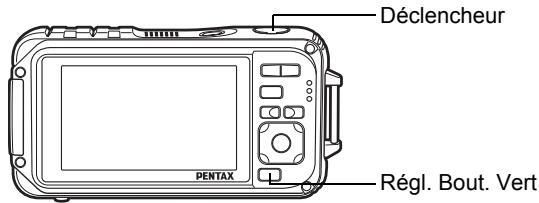PENTAX W90 - Prise de vue en mode simple (mode vert) - 1
