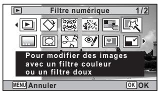 PENTAX W90 - Utilisation des filtres numériques - 2