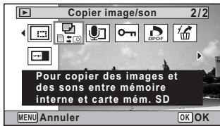 PENTAX W90 - Copie d'images et de fichiers son - 2