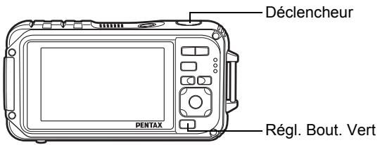 PENTAX W90 - Appuyez sur le bouton MENU. - 1