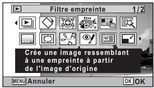 PENTAX W90 - Utilisation du filtre empreinte - 2