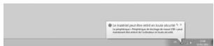 Le matériel peut être retiré en toute sécuriser Le photographique - Physique de discharge de meses USB sont peut maintenir être entain de l'indicateur en toute sécuriser.